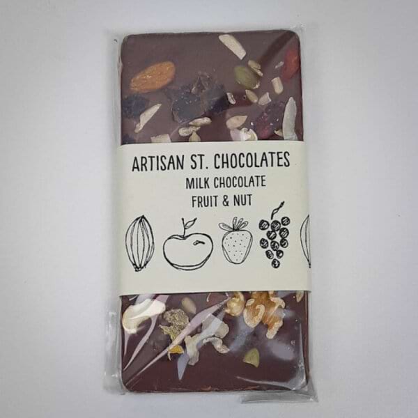 Milk Choc Fruit and Nut Artisan St Chocolate
